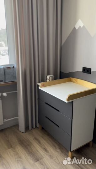 Детская кроватка + комод