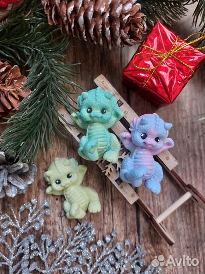 Мыло ручной работы дракончик