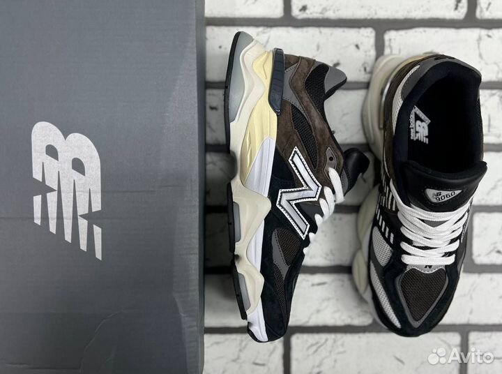 Кроссовки New Balance 9060 Brown Black (36-45)