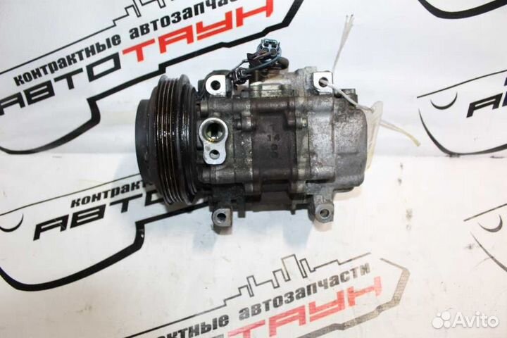Компрессор кондиционера subaru. EJ254 EJ25D. legacy lancaster outback. BP9 BPH. трубка спереди И сза