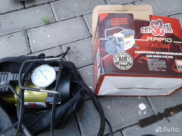 Насос-компрессор для шин автомобильный 12-14 В