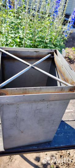 Коптильня горячего копчения из нержавейки