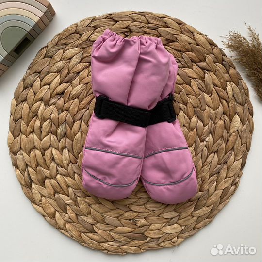 Новые зимние детские варежки (высокие)