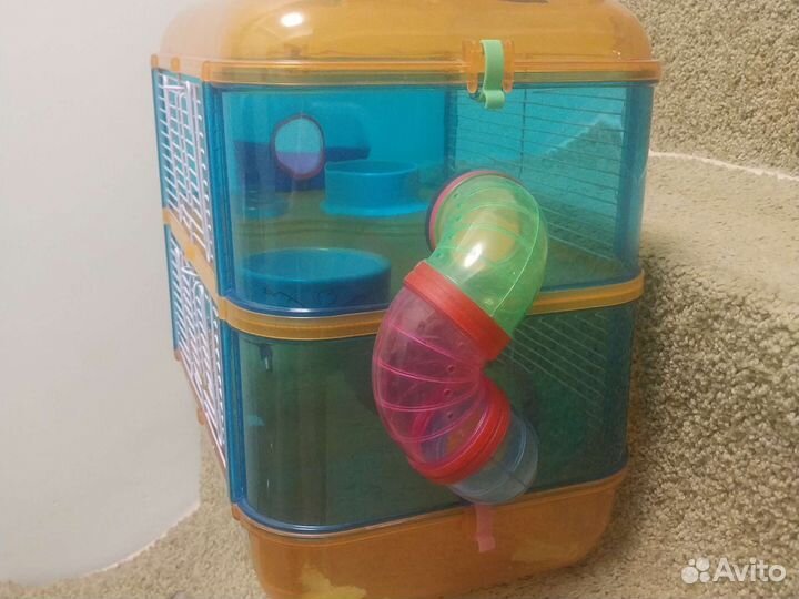 Вилла двухэтажная для хомяка