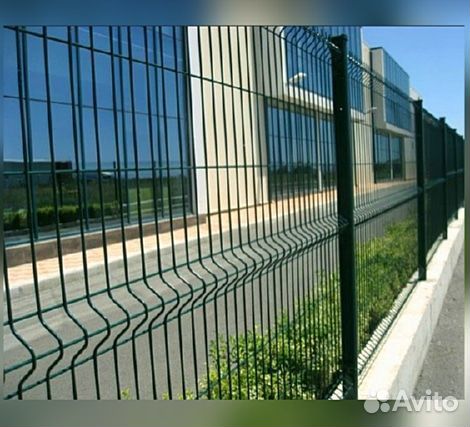 Забор из 3д сетки