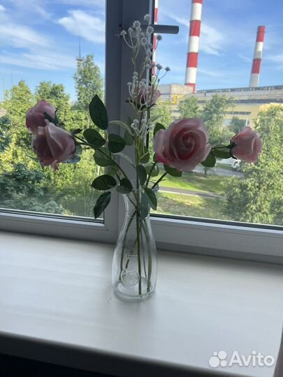 Искусственные цветы розы