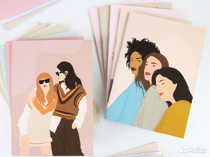 Блокноты, ежедневники, тетради, сменные блоки