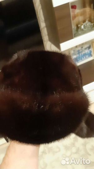 Шапка ушанка мужская норка
