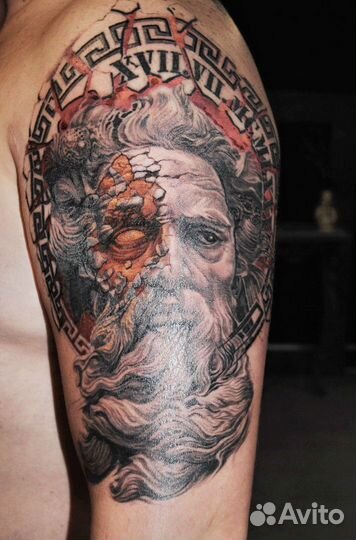 Татуировка. Нанесение, исправление.Опытный мастер