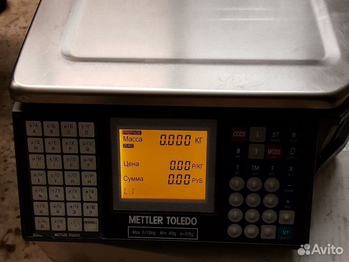 Весы с печатью этикеток Mettler Toledo