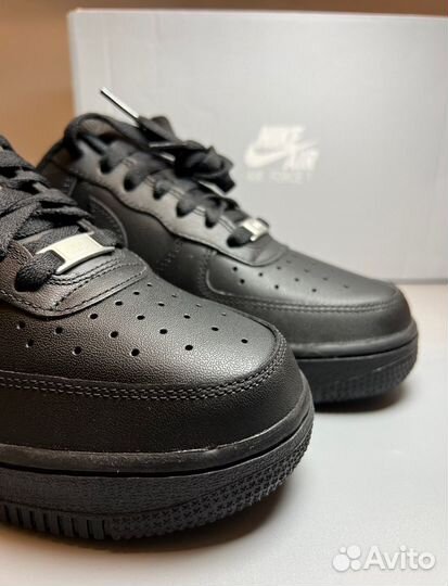 Nike Air Force 1 black оригинал