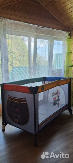 Манеж двухуровневый детский