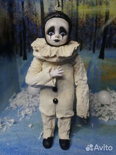 Ватные елочные игрушки