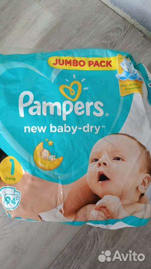 Подгузники pampers 1