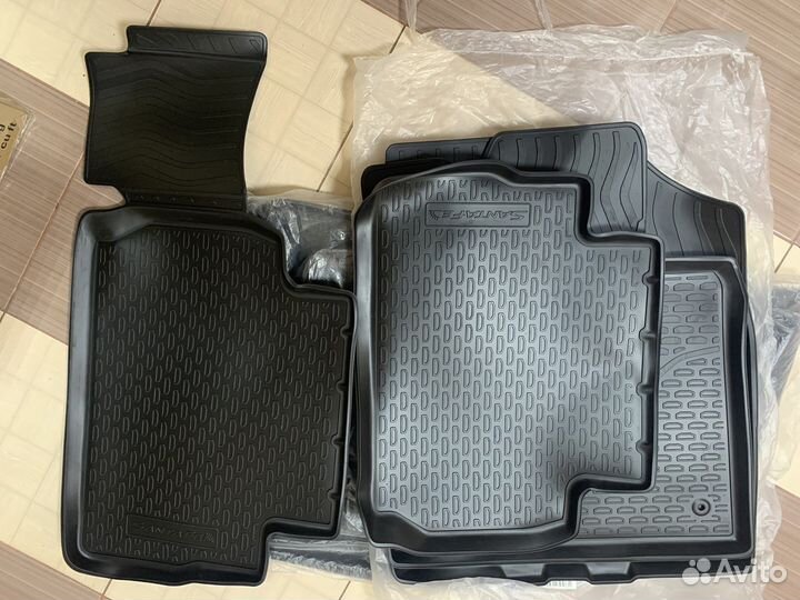 Ковры NEW Santa Fe рестайлинг 2019