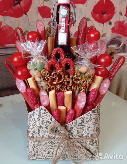 Съедобные букеты на заказ