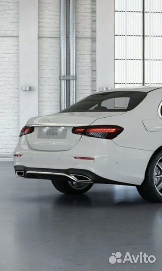 Диффузор заднего бампера на е класс w213 rest