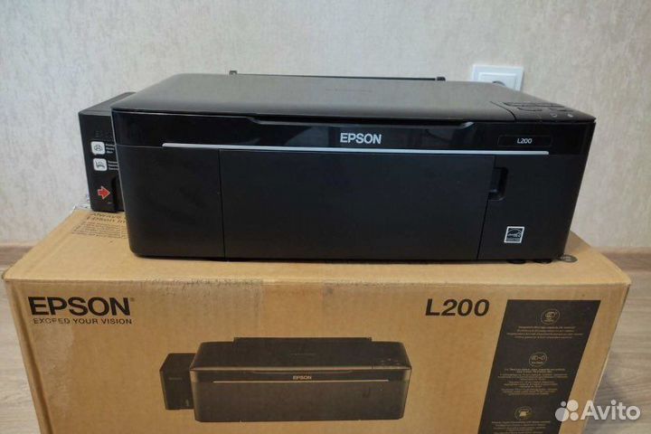 Мфу принтер струйный Epson L200 рабочий