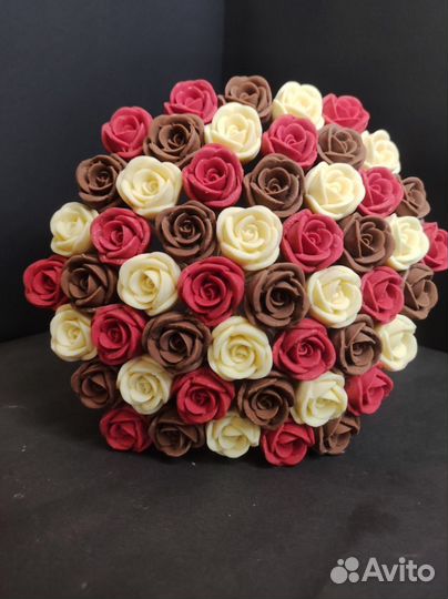 Шоколадные Розы - 51 шт в Букете