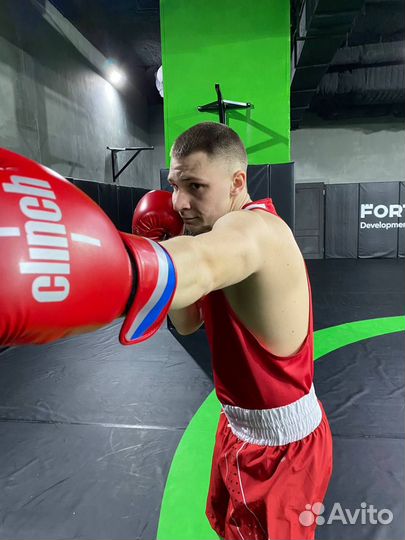 Перчатки боксерские clinch olimp red