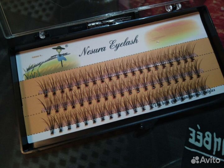 Накладные пучковые реснички