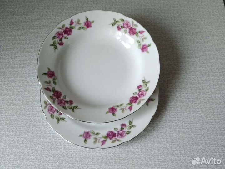 Тарелки, Япония, СССР 12 штук Польша 10 шт