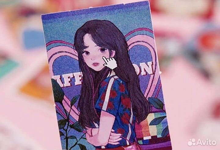 Наклейка стикер аниме