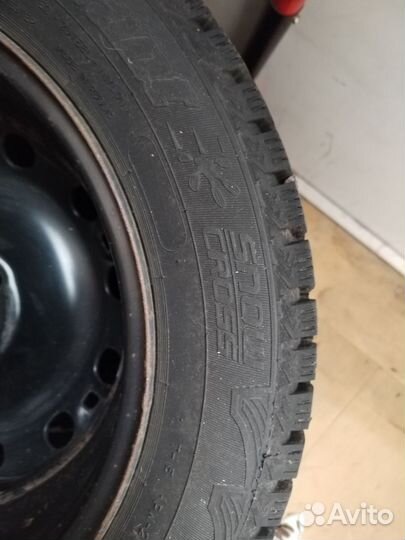 Колеса 185/65/15 шины+диски cordiant snow