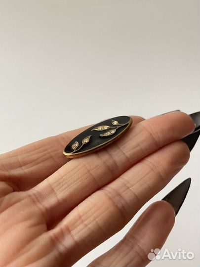 Брошь винтажная из Европы арт. Б1097