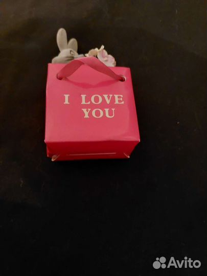 Сувенир из плюша, кролик и бегемотик