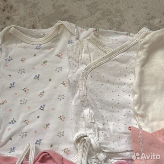 Пакет одежды на девочку 56 62 68