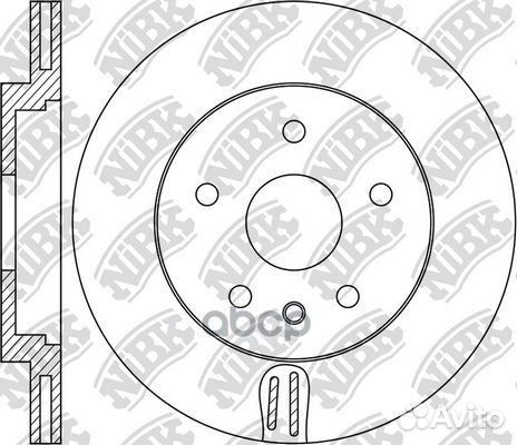 Диск торм.зад. RN1730 NiBK
