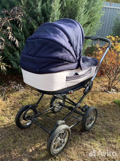 Коляска люлька для новорождённых классическая 1в1