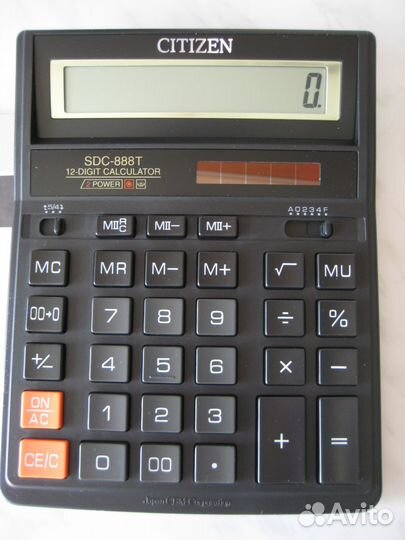 Калькулятор Citizen SDC-888T (новый)