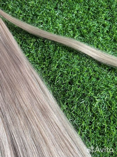 Натуральные волосы для наращивания, славянка