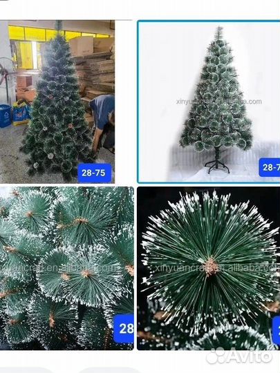 Елка искусственная и другие новогодние товары