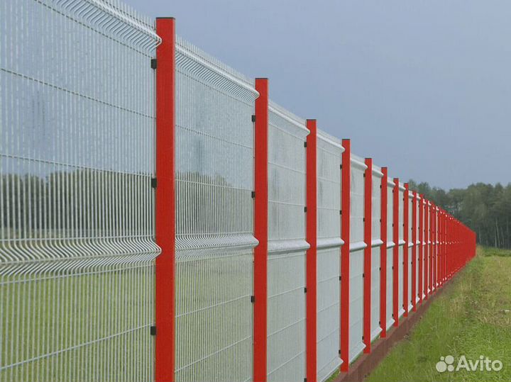 Забор 3Д гитерра под ключ