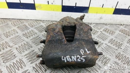 Суппорт тормозной передний левый skoda fabia 1 (4B