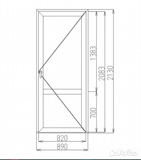 Дверь новая