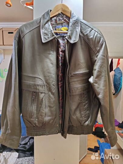 Куртка кожаная подростковая 42-44 размер