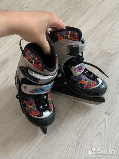 Коньки ледовые детские