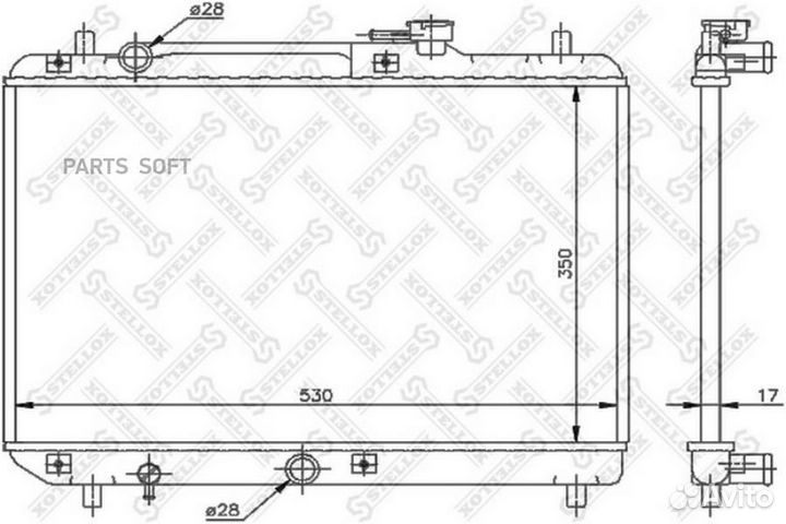 Радиатор Suzuki Baleno 1.3-1.8 95