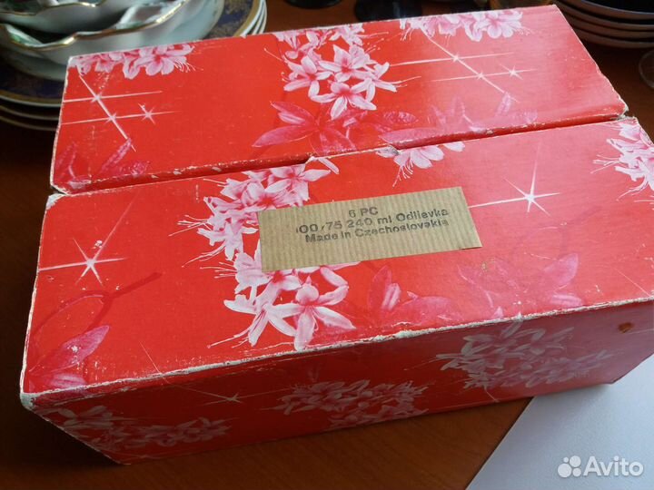 Бокалы Богемия Хрусталь Чехия стаканы СССР