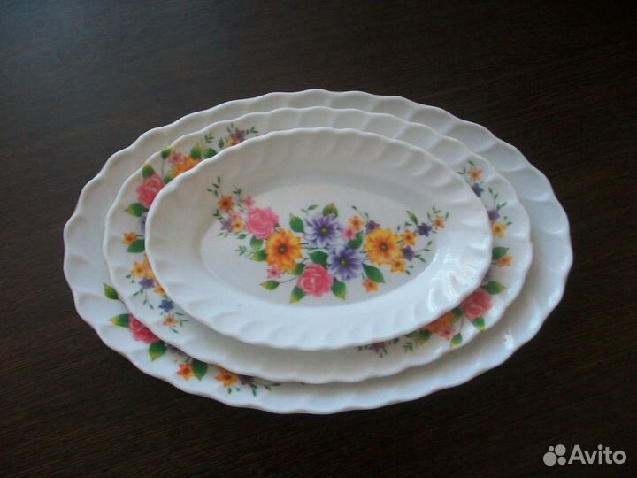 Тарелки пластиковые, набор