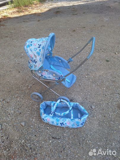 Детская коляска с пупсом