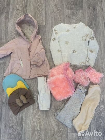 Одежда пакетом для девочки р-р 74-86