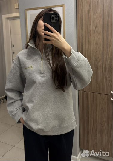 Свитшот серый Iron by Mironova