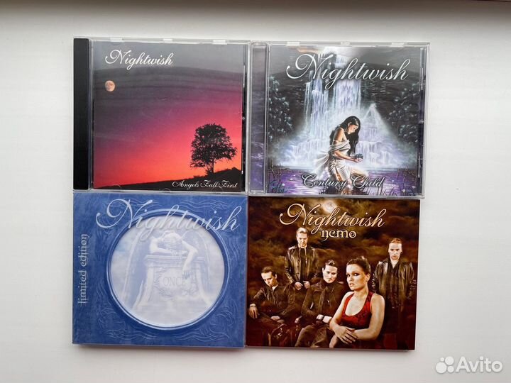 Фирменные CD группы Nightwish
