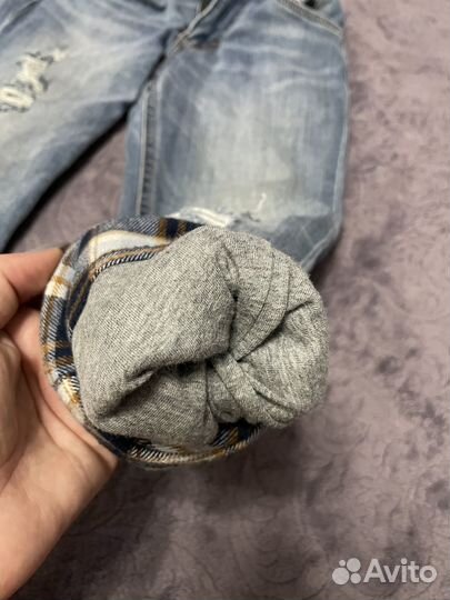Джинсы утепленные 134 рост