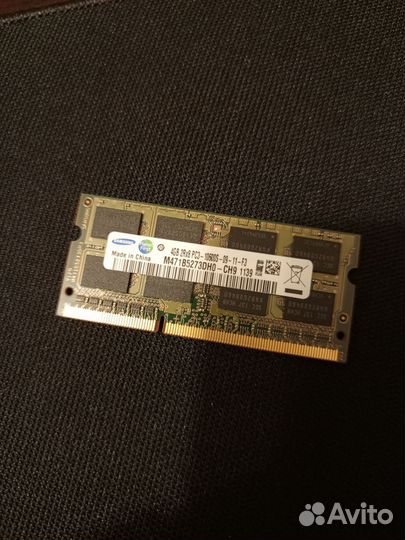Оперативка sodimm 4GB